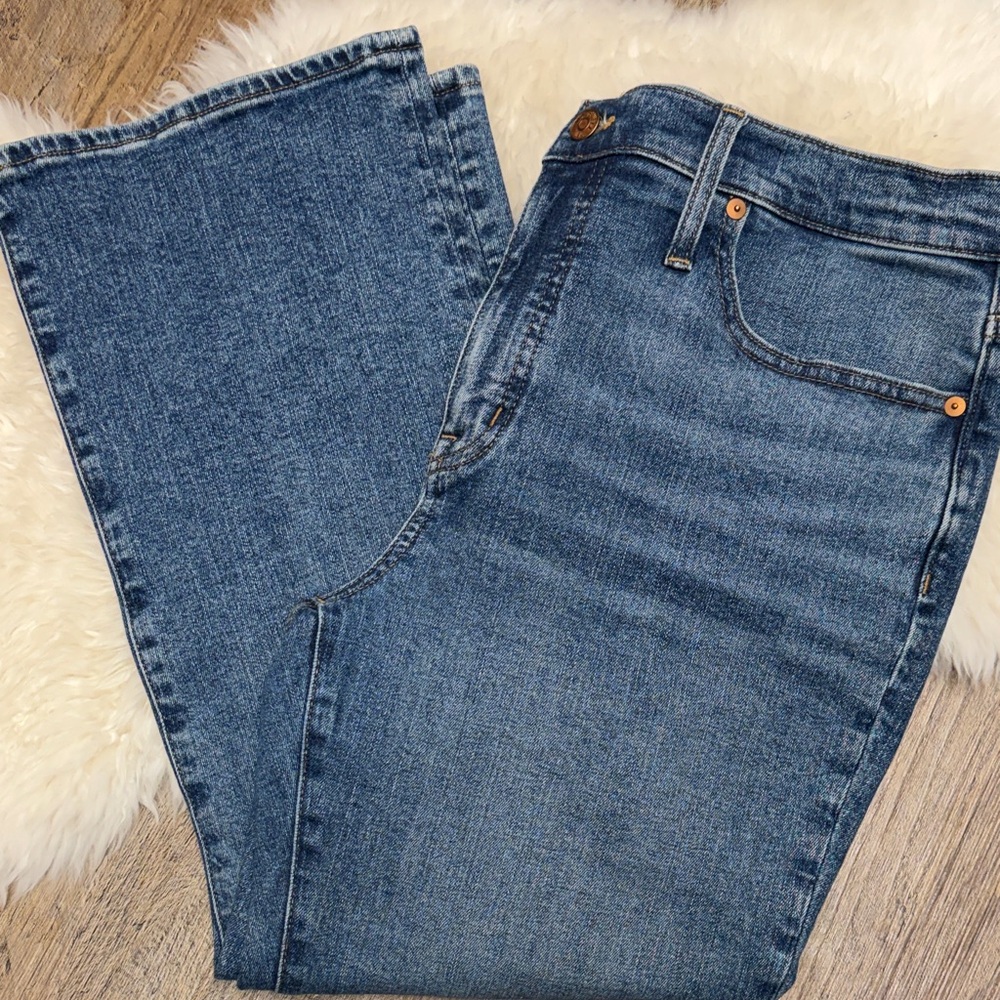 Madewell Classic Blue Women's High-Rise cali Demi-boot size 32P